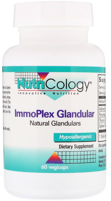 

Nutricology ImmoPlex Glandular 60 Veggie Caps Підтримка наднирників