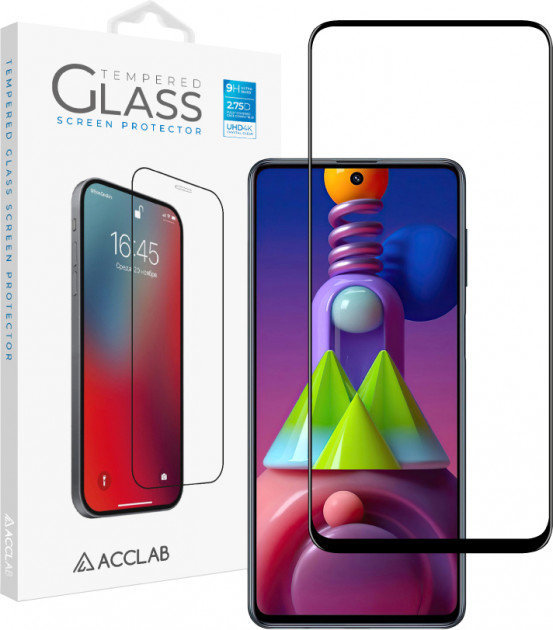 

Acclab Tempered Glass Full Glue Black for Samsung M515 Galaxy M51