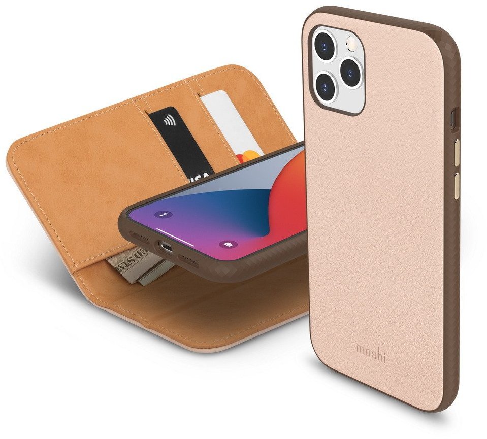 

Moshi Overture Premium Wallet Case Luna Pink (99MO091308) for iPhone 12/12 Pro