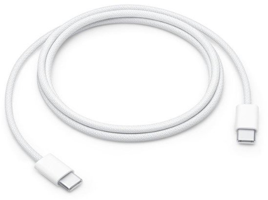 Акція на Apple Cable USB-C to USB-C 60W 1m White (MQKJ3) від Stylus