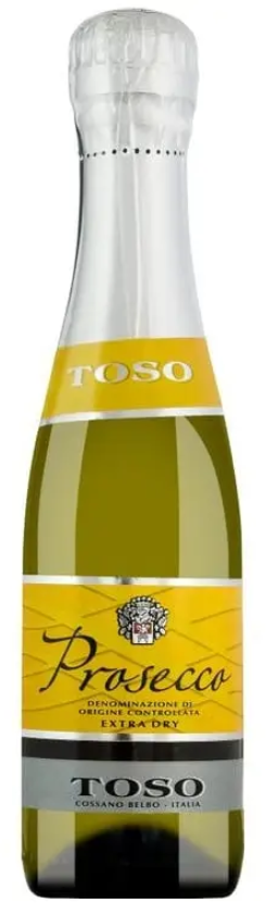 

Ігристе вино Toso Prosecco Spumante Extra Dry Doc 0.2 л (АLR5226)