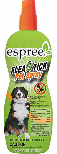 Акція на Спрей Espree Flea & Tick успокоительный от раздражения от укусов блох и клещей для собак и котов 236 мл (320420) від Stylus