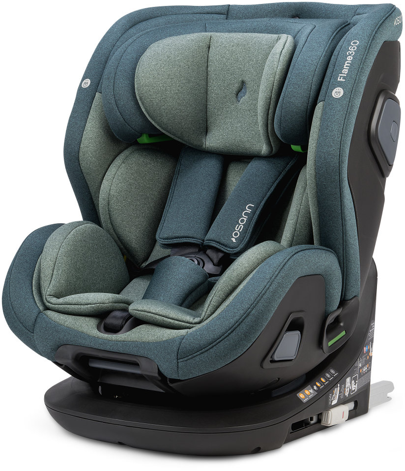 Акція на Автокресло Osann Flame360 i-Size Isofix темно-зеленый (108-281-322) від Stylus