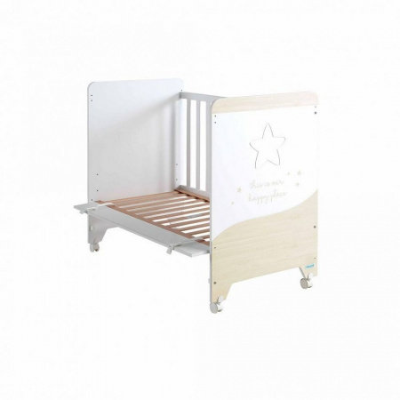 Акція на Кроватка детская Micuna Cosmic White Nordic 120х60 см белая (COSMIC WHITE/NORDIC) від Stylus