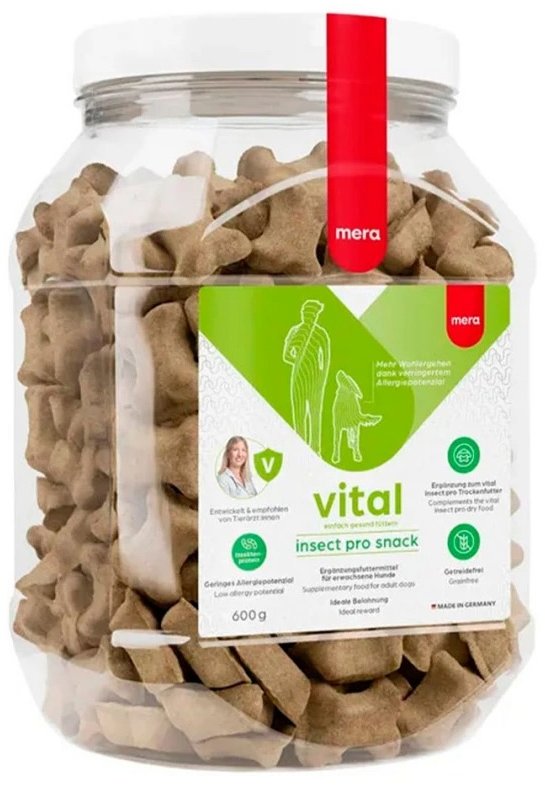 Акція на Снеки Mera Vital Health Insect Pro Snack для чутливих собак з білком комах та картоплею 600 гр (780066 - 0184) від Y.UA