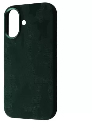 

Wave Khaki Case з Magnetic Ring Green для iPhone 16 Plus