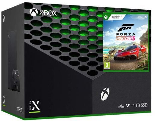 Акція на Microsoft Xbox Series X 1TB Forza Horizon 5 Bundle від Y.UA