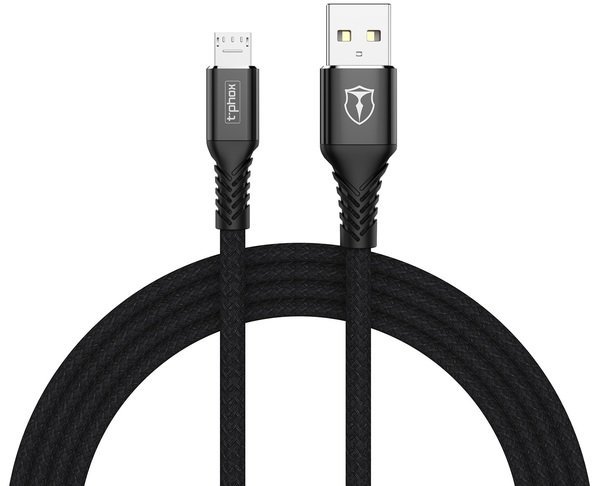 

T-PHOX Usb Cable to microUSB Jagger 2m Black (T-M814(2) black)