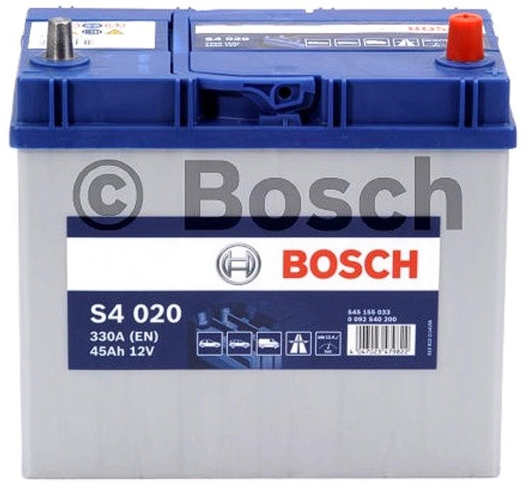 

Автомобильный аккумулятор Bosch 6СТ-45 S4 Silver (S40 200)