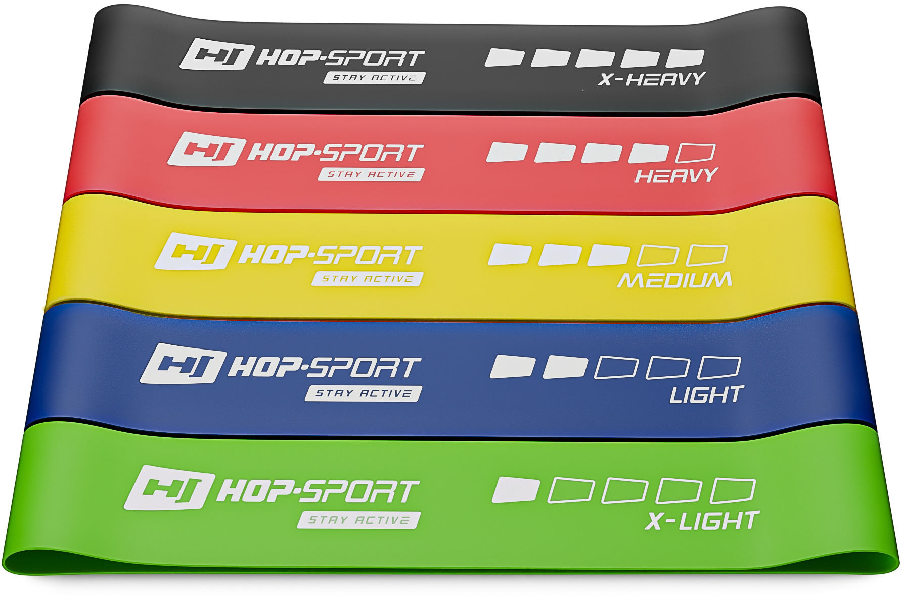 

Hop-Sport Набор резинок для фитнеса 60x5 см (HS-L650RL)