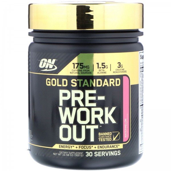 

Предтренировочный комплекс Optimum Nutrition Gold Standard Pre Workout 300 g /30 sevings/ Blackberry Lemonade