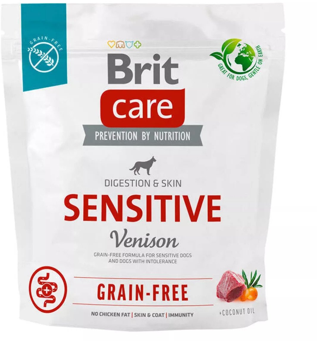 Акція на Сухий корм Brit Care Dog Grain-free Sensitive чутливе травлення 1 кг (172208) від Y.UA