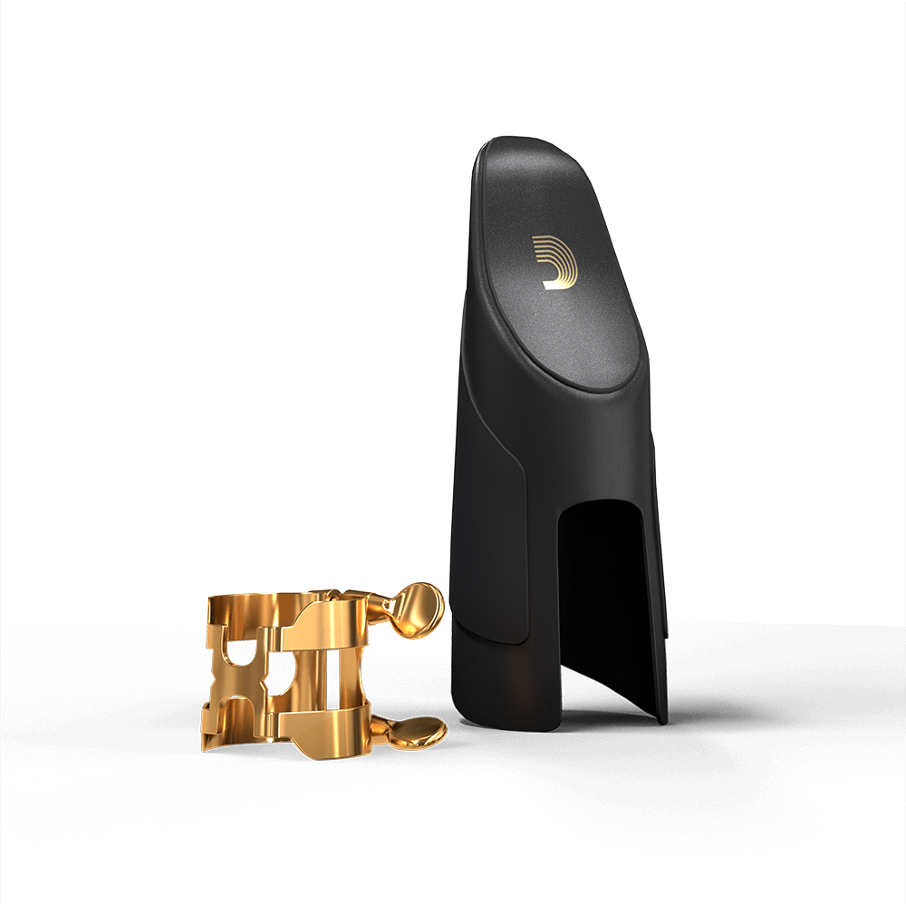 

Лигатура + колпачок D'addario H-Ligature & Cар For Bb Clarinet Gold-Plated