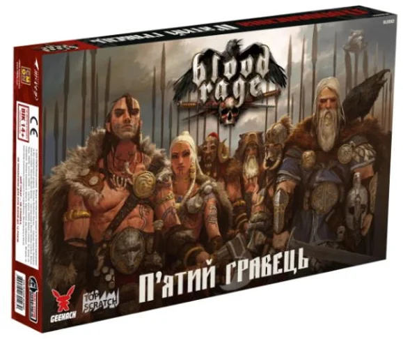 Акція на Настольная игра Geekach Games Кровь и Ярость. Пятый игрок (Blood Rage: 5th Player Expansion) (укр.) (GKCH152BR) від Stylus