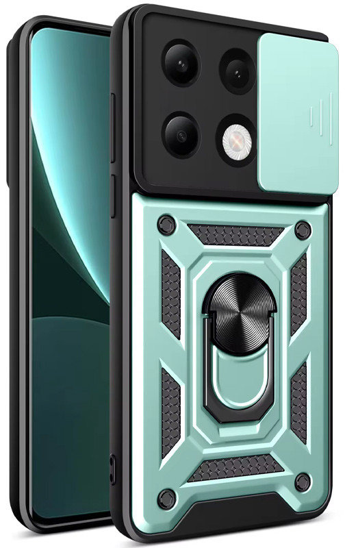 

Mobile Case Camshield Serge Ring Green для Xiaomi Redmi Note 13 Pro 4G / Poco M6 Pro 4G