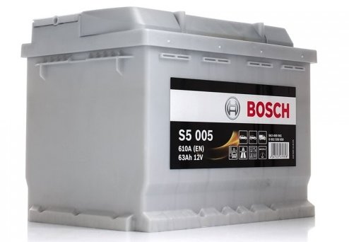 Акція на Автомобильный аккумулятор Bosch 6СТ-63 S5 Silver Plus (S50 050) від Stylus