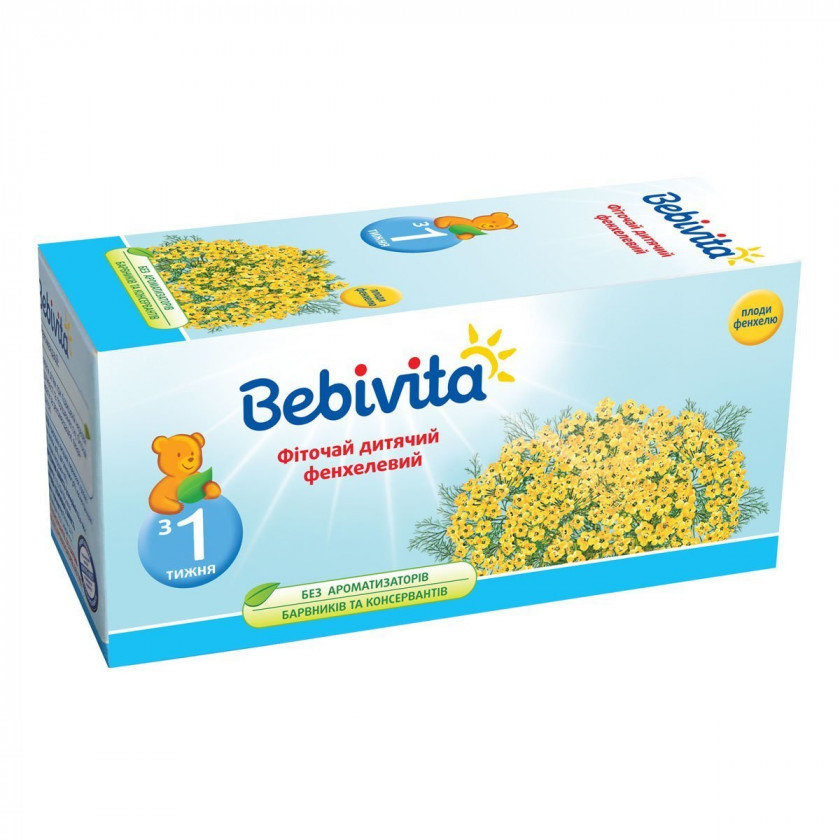 

Bebivita фиточай фенхелевый(пак 20 шт.по 1.5) (4820025490718)