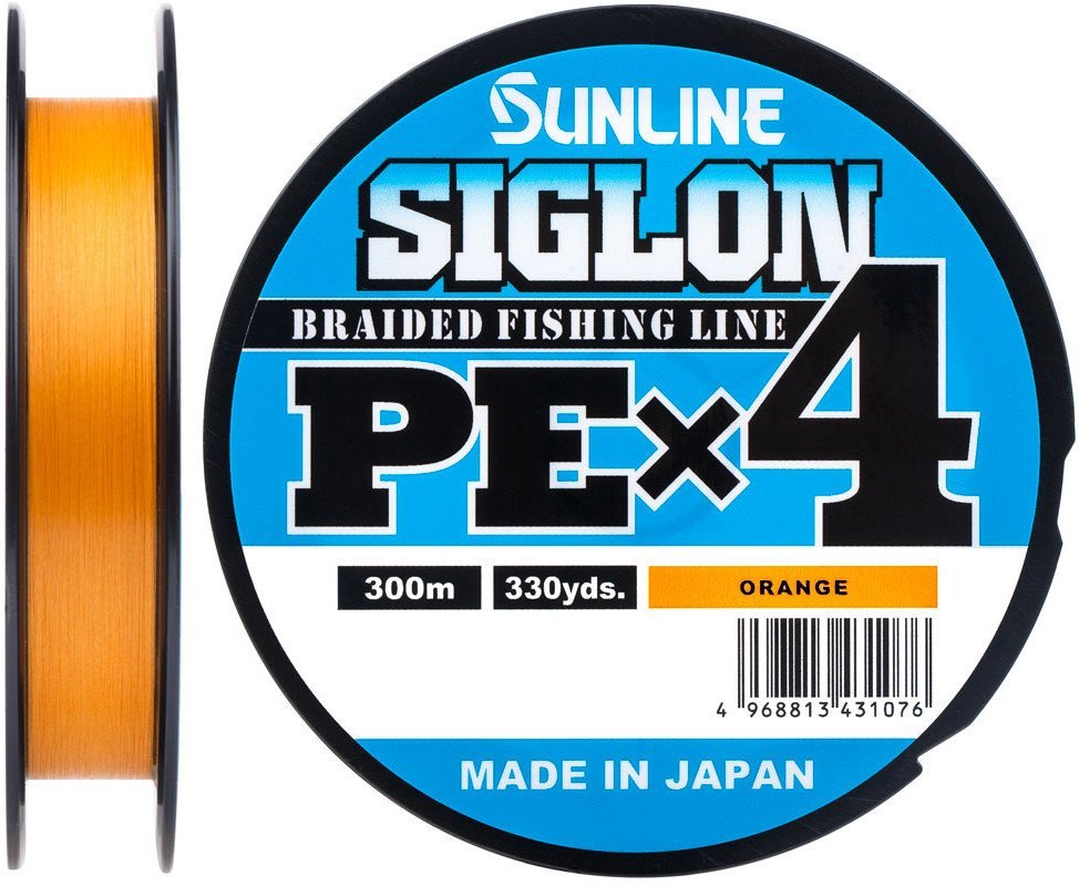 

Шнур Sunline Siglon Pe х4 300m (оранж.) #2.5/0.270mm 40lb/18.5kg (1658.09.58)