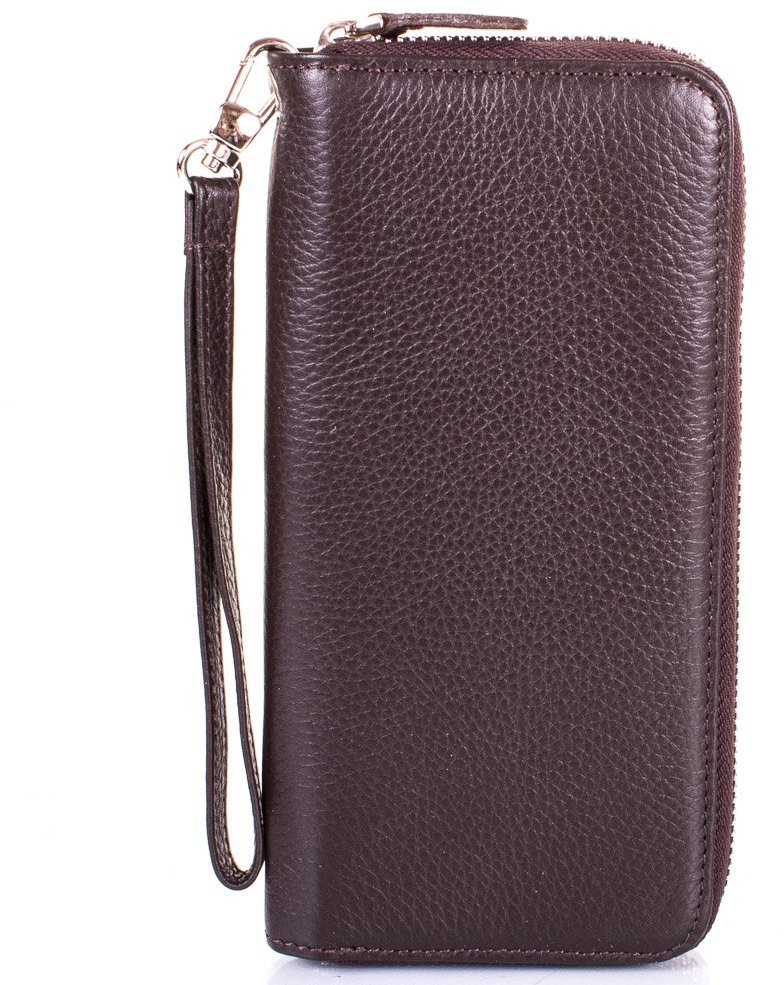 Акція на Жіночий гаманець Canpellini темно-коричневий (SHI706-14) від Y.UA