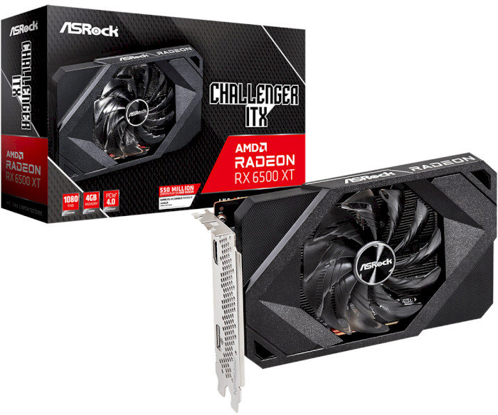 Акція на ASRock Radeon Rx 6500 Xt Challenger Itx 4GB (RX6500XT Cli 4G) від Stylus