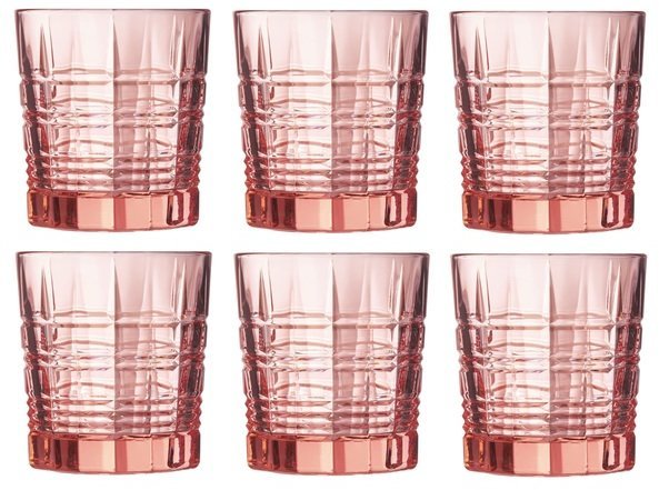 Акция на Набор низких стаканов Luminarc Даллас Розовый 300 мл х 6 шт. (P9165/ 1) от Stylus