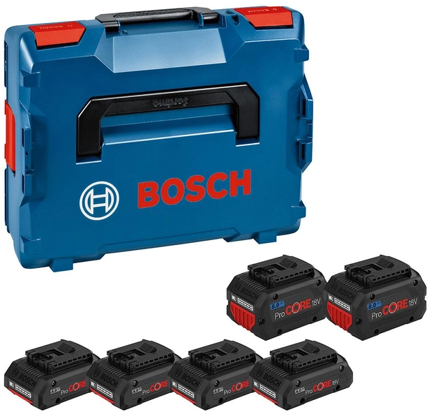 

Аккумуляторные батареи Bosch 4x PC18V4.0+2x PC18V