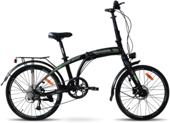 Акція на Велосипед Vnc 2023' 24" HighWay A7 V8A7-2438-BG 38см (1797) black (shiny)/green (matt) (5060948061797) від Stylus