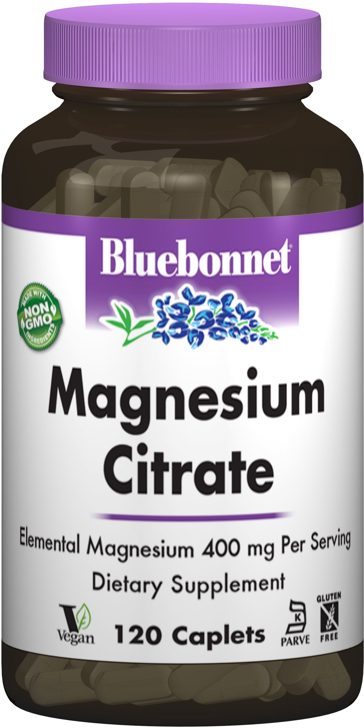 

Bluebonnet Nutrition Magnesium Citrate, 120 Caplets (BLB0731)