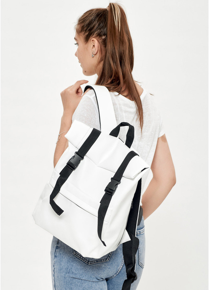 

Жіночий рюкзак Sambag RollTop Milton білий (24211008)