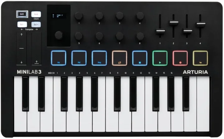 

MIDI-клавіатура Arturia MiniLab 3 Black Edition