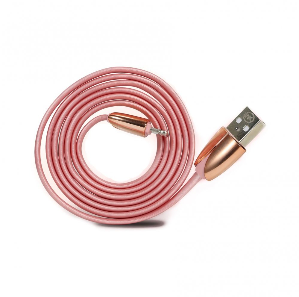 Акція на Wk Usb Cable to Lightning ChanYi 1m Rose Gold (WKC-005) від Stylus