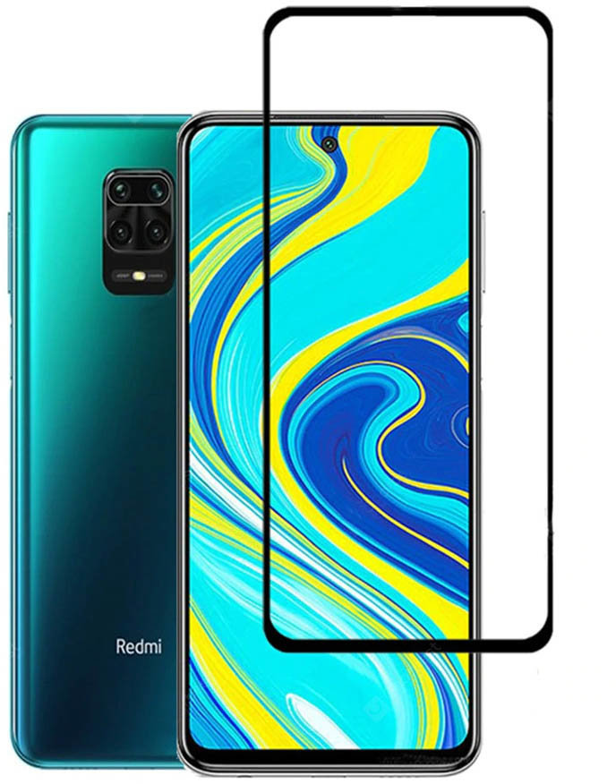 

Tempered Glass Black for Xiaomi Redmi Note 9 / Redmi 10X