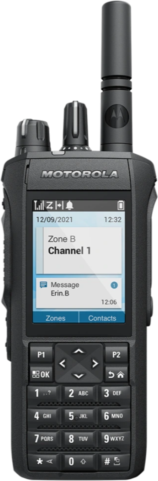 

Портативна Dmr радіостанція Motorola Portable Radio R7 Vhf FКР ВТ Wifi Gnss Capable (99-00022400)