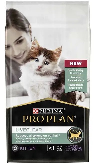 

Сухой корм для котов Purina ProPlan LiveClear Kitten с индейкой 1.4 кг (12466185)