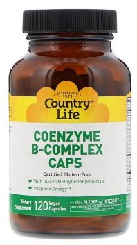 

Country Life Coenzyme B-Complex 120 Vegan Caps Коензим B-комплекс