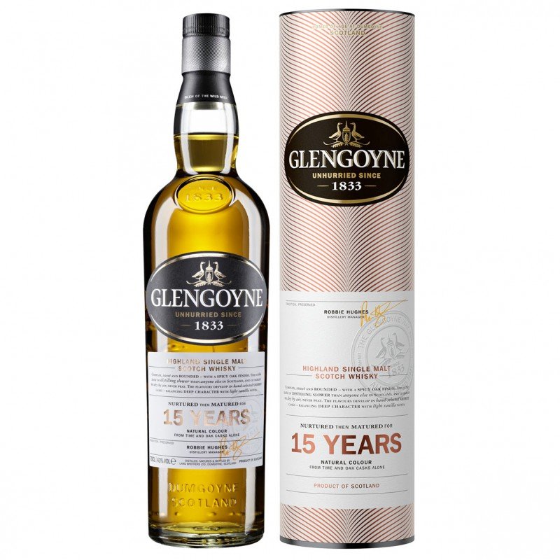 Акція на Виски Glengoyne 15 Years Old, Tube (0,7 л) (BW23365) від Stylus