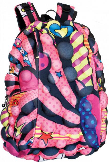 Акція на Рюкзак MadPax Surfaces Full Coral Hearts (цвет розовый графити) від Stylus