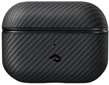 Акция на Чохол для навушників Pitaka MagEZ Case Twill Black/Grey (APM7001) для Apple AirPods Pro 2 от Y.UA