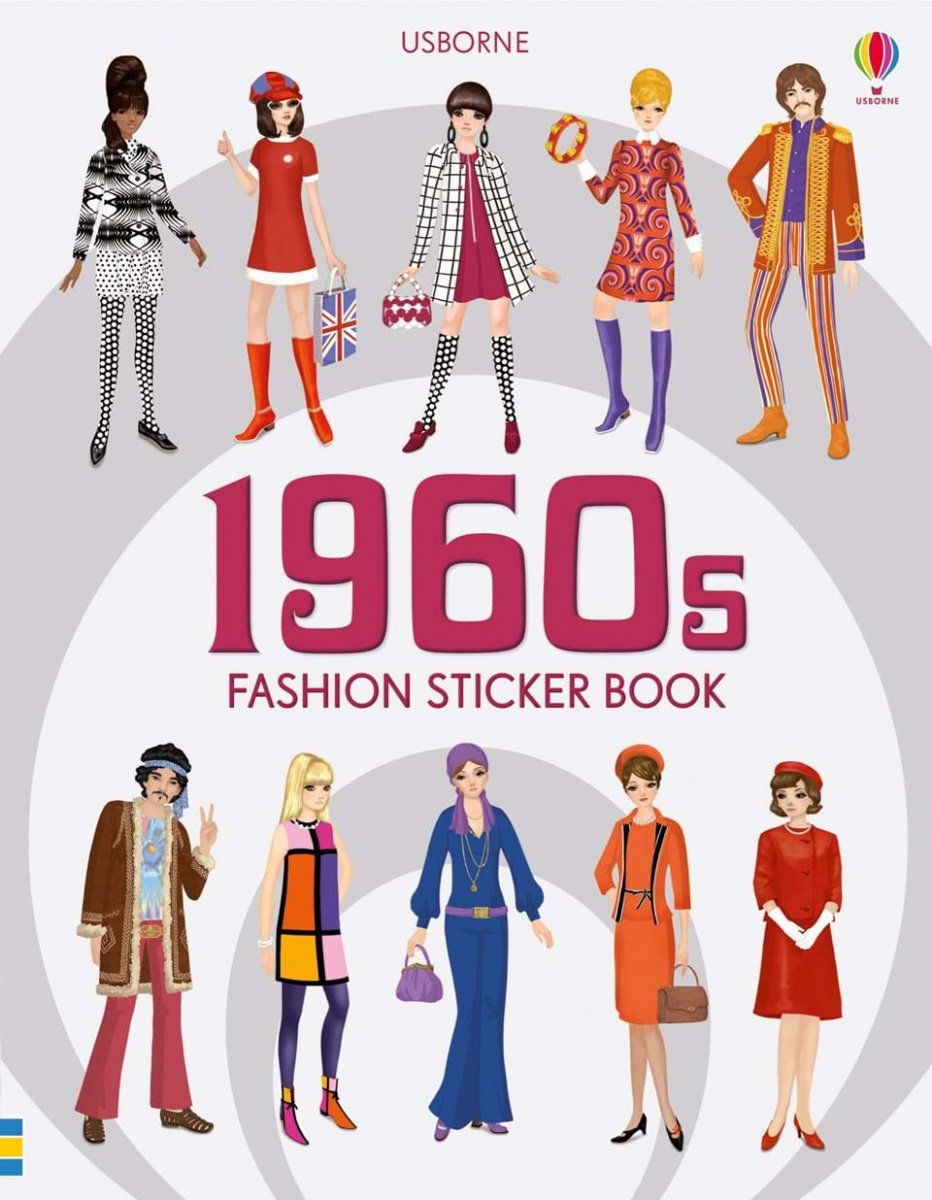 

1960s Fashion Sticker Book / Мода 1960-х. Книга з наліпками