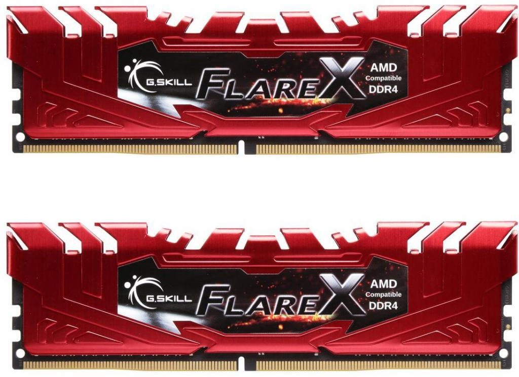 

DDR4 16GB (2x8GB) 2400 MHz Flare X Red G.Skill (F4-2400C15D-16GFXR)