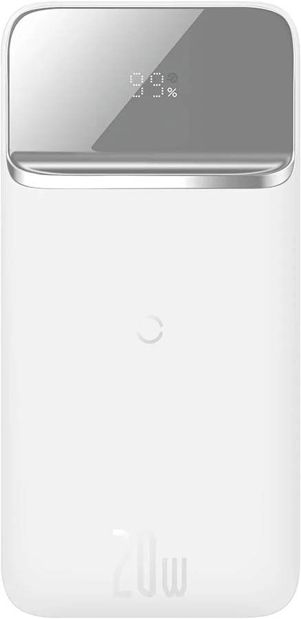 

Baseus Power Bank 10000mAh Wireless Charger Magnetic 20W White (PPMT-02)