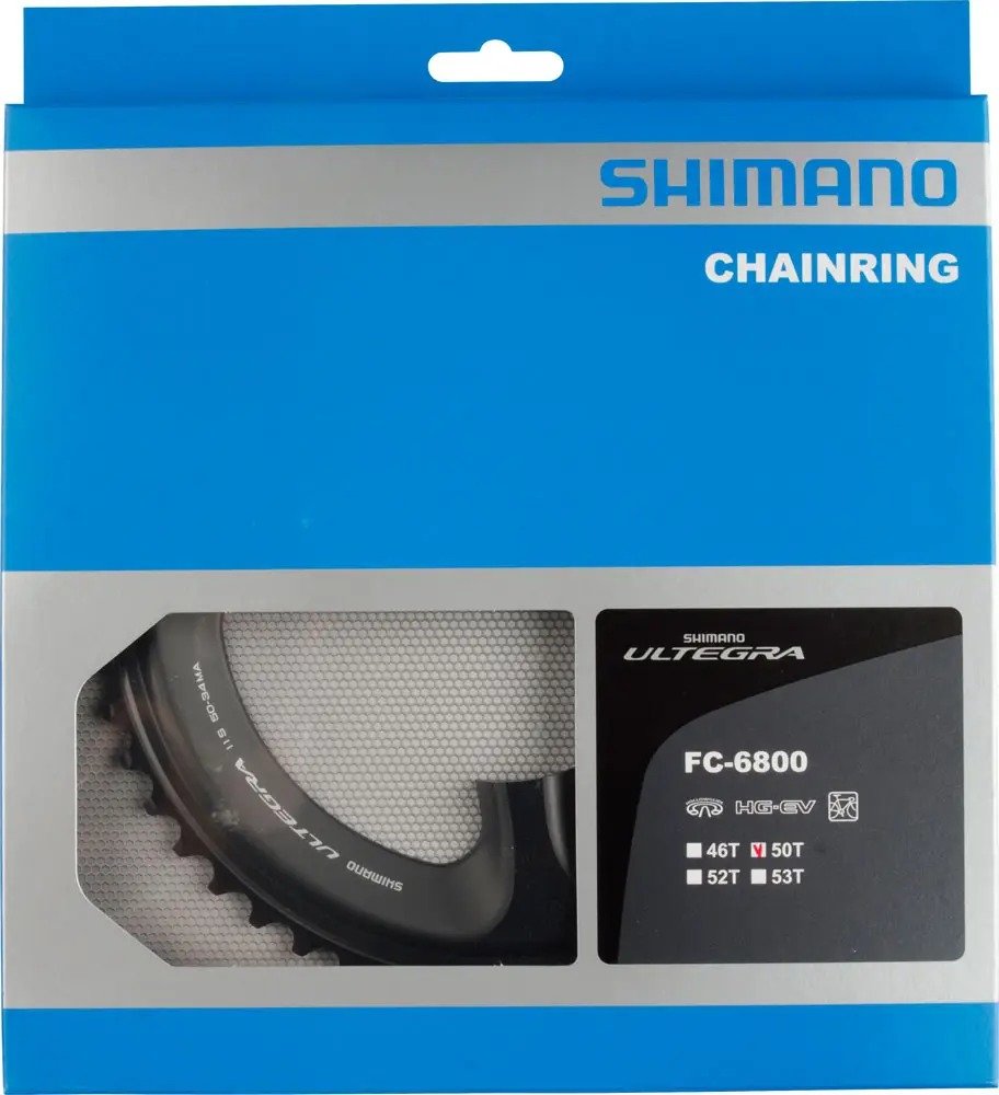 

Звезда шатунов Shimano FC-6800 Ultegra 50зуб. для 50-34 (Y1P498060)