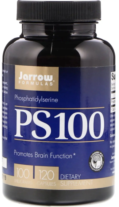 Акція на Jarrow Formulas PS-100 (Phosphatidylserine) Фосфатидилсерин 100 мг 120 капсул від Stylus