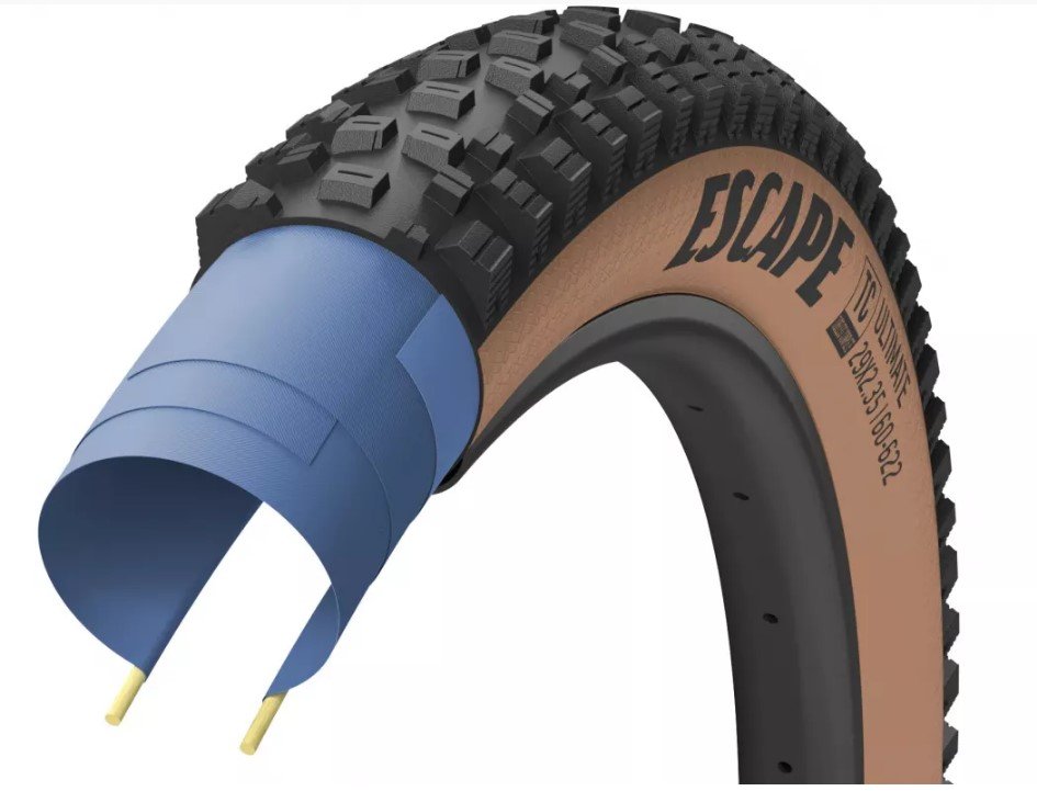 

Покришка 27.5x2.35 (60-584) GoodYear Escape Ultimate Tubeless Complete, Blk/Tan (TIR-88-54)