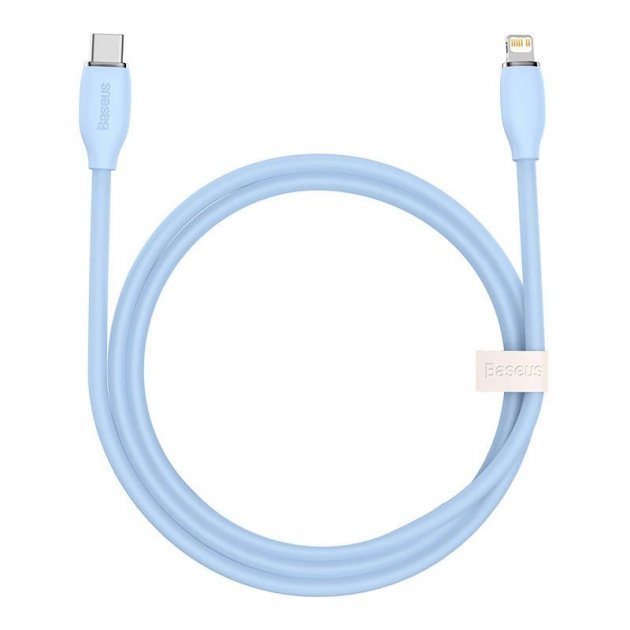 

Baseus Cable USB-C to Lightning Silica Gel 20W 1.2m Blue (CAGD020003)