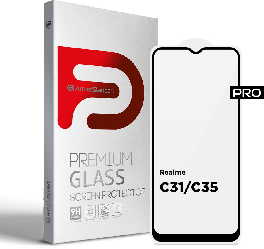 

ArmorStandart Tempered Glass Pro Black for Realme C31 / C35 (ARM61475)