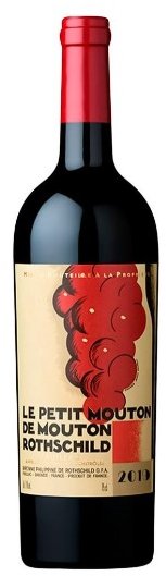 

Вино Le Petit Mouton De Mouton Rothschild 2019 красное сухое 0.75л (BWR6514)