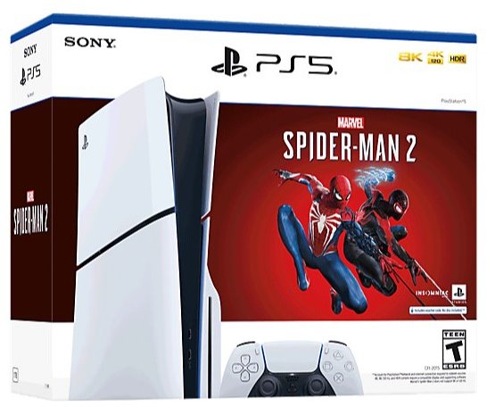 Акція на Sony PlayStation 5 Slim 1TB Marvel’s Spider-Man 2 Bundle від Stylus