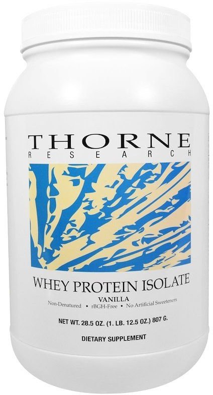 

Thorne Research Whey Protein Isolate 807 g / 27 servings / Vanilla