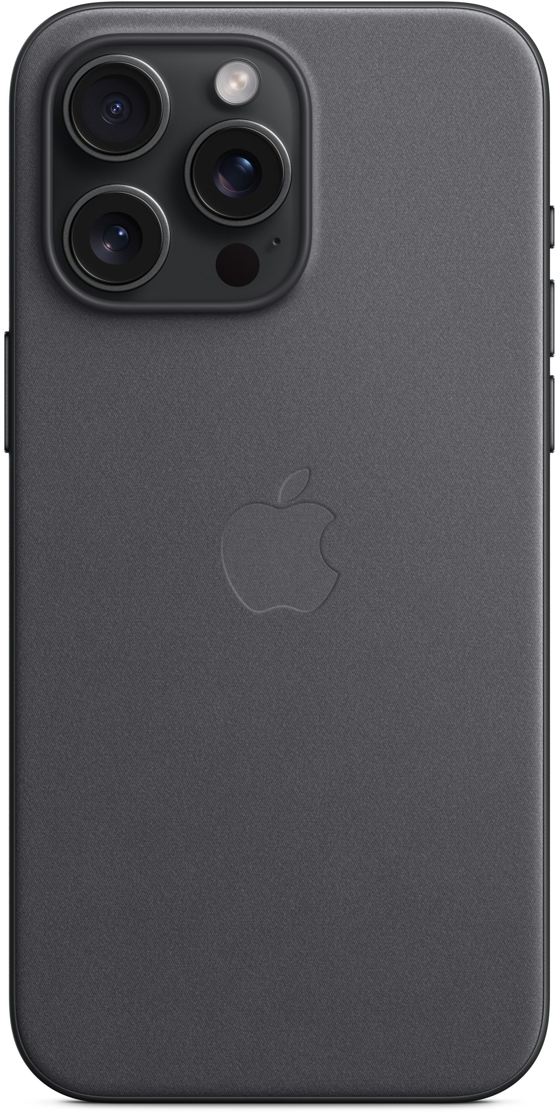 

Apple iPhone 15 Pro Max FineWoven Case with MagSafe - Black (MT4V3ZM/A)
